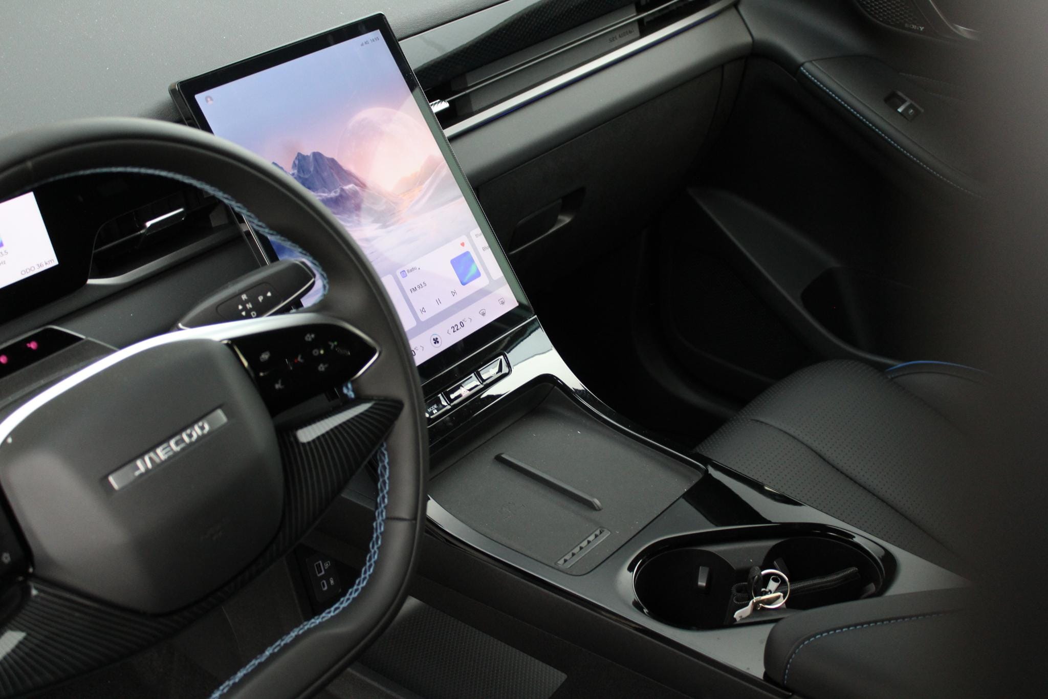 Jaecoo 5 EV Exclusive 61 kWh 400Km, Automaat, Navigatie, Stoel vent., Applecarpl./Andr. Auto, Panoramadak, Luxe lederen bekleding, Sony Sound System afbeelding 16