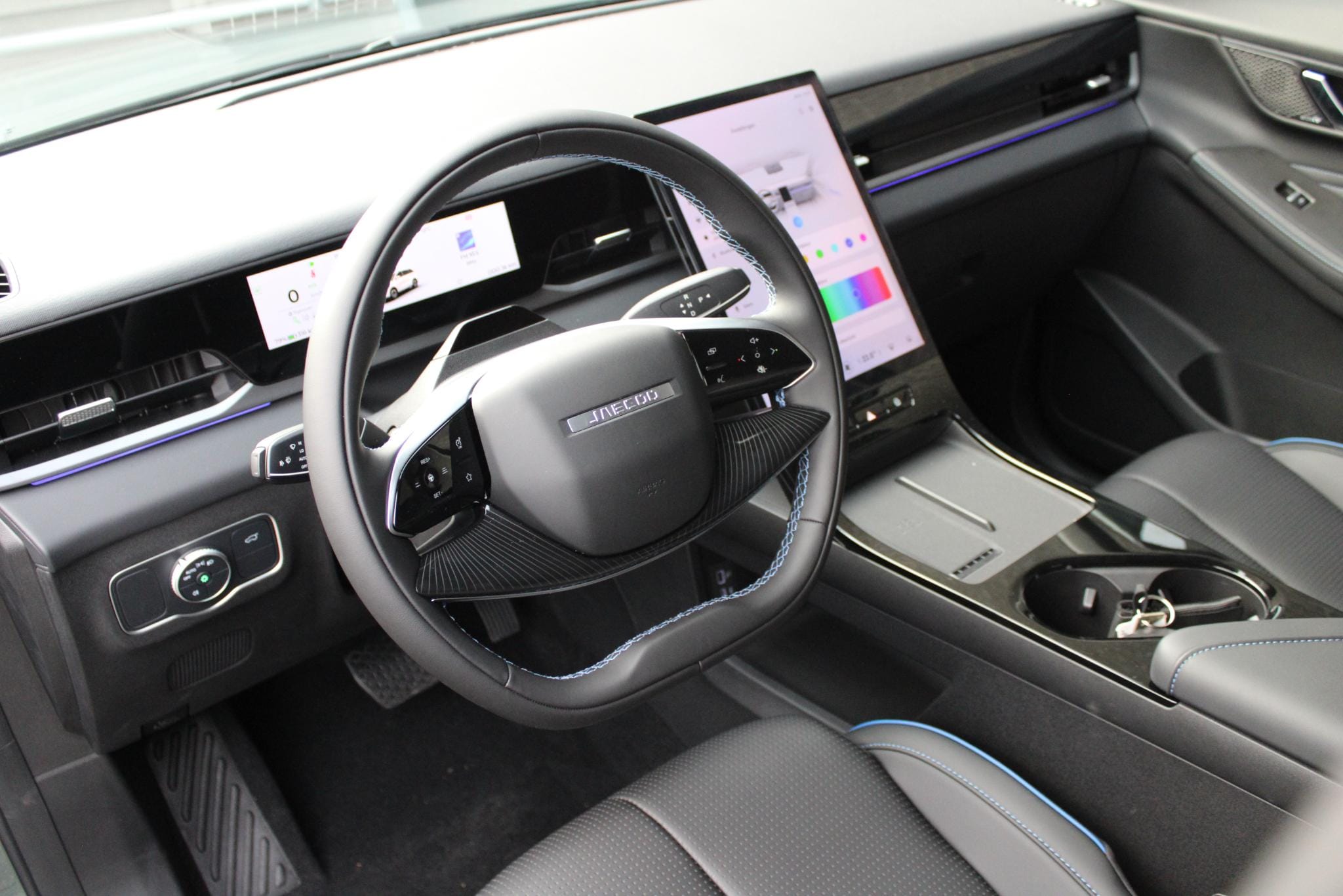 Jaecoo 5 EV Exclusive 61 kWh 400Km, Automaat, Navigatie, Stoel vent., Applecarpl./Andr. Auto, Panoramadak, Luxe lederen bekleding, Sony Sound System afbeelding 24