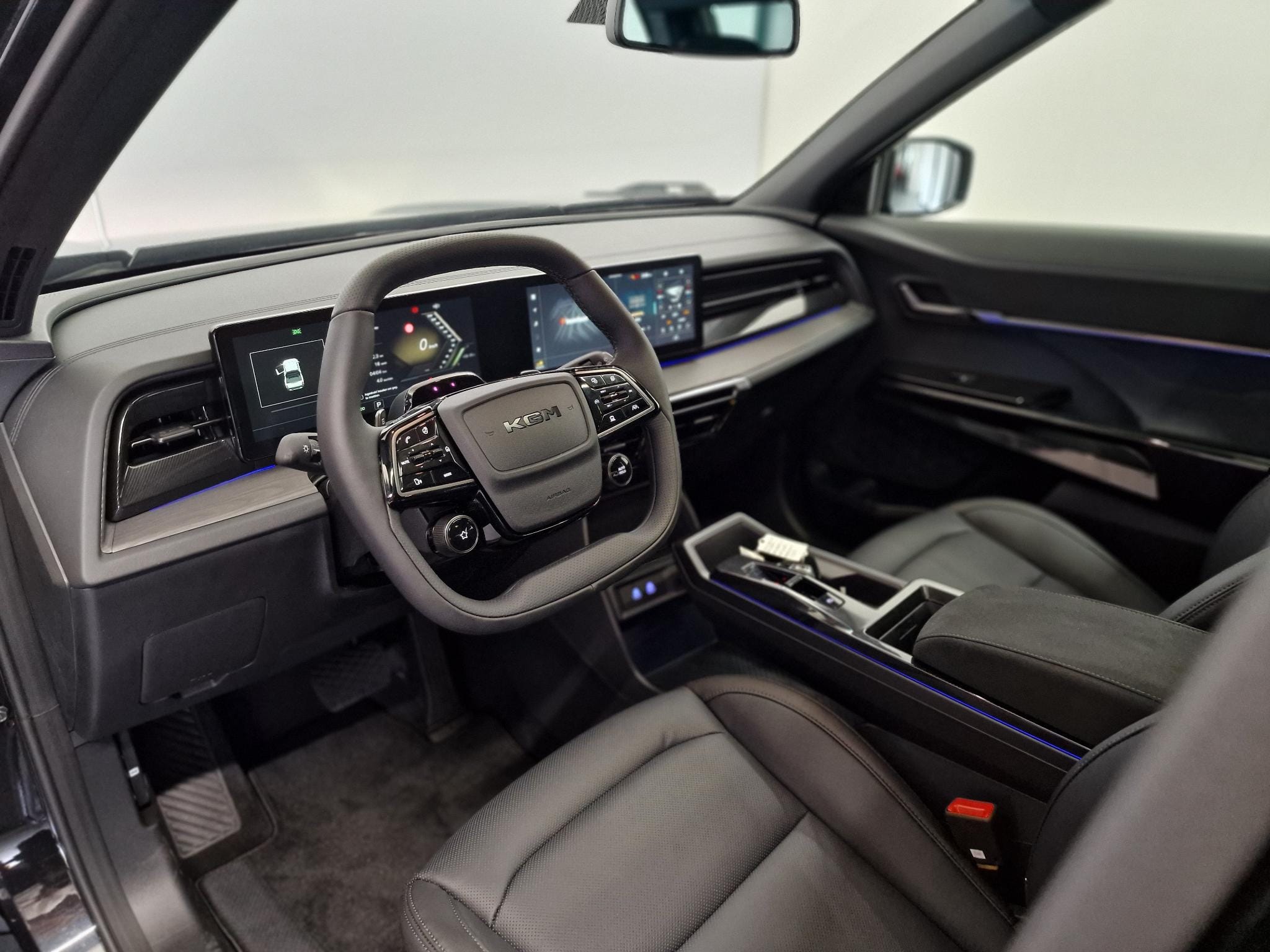 KGM Musso EV Titanium 80.6 kWh 4WD Luxe lederen bekleding, Stoelverwarming en ventilatie, Schuifdak, Navigatie, 4x4, 2300kg trekgewicht! afbeelding 22