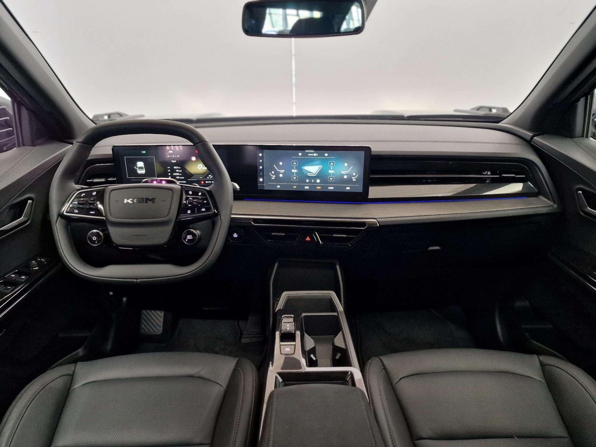 KGM Musso EV Titanium 80.6 kWh 4WD Luxe lederen bekleding, Stoelverwarming en ventilatie, Schuifdak, Navigatie, 4x4, 2300kg trekgewicht! afbeelding 11