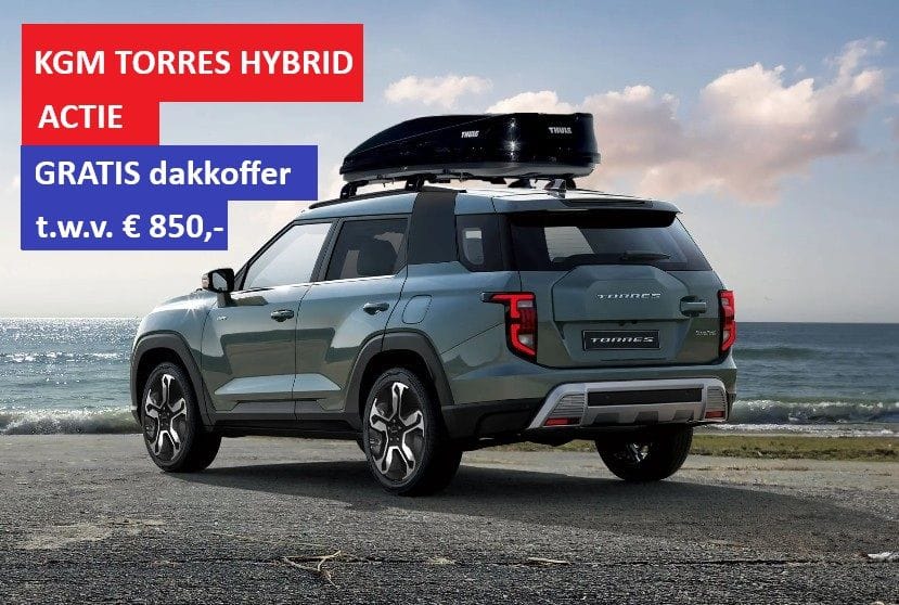 KGM Torres Hybrid > Versteeg Buurman Barneveld Early Bird actie